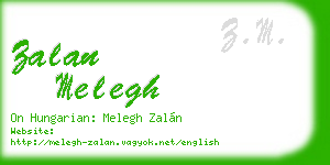 zalan melegh business card